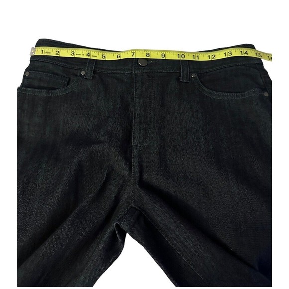 chicos fabulously slimming Dark Rinse jeans Elastic Waist cropped size 00/US 2 - Picture 8 of 9